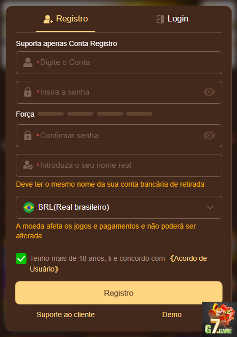 Recompensas VIP g7game.com